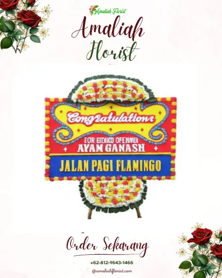 Sewa Papan Bunga Sajad
